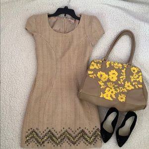 Beautiful tan dress